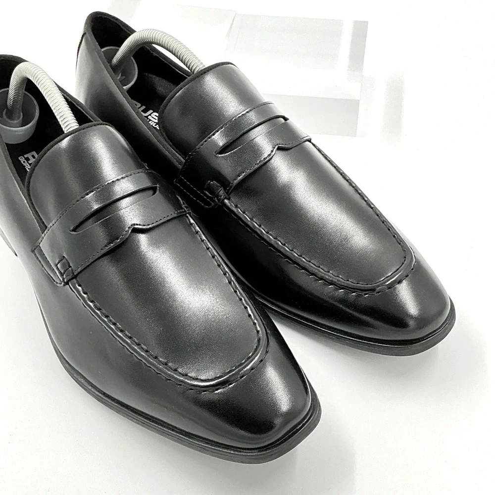 Gordon Rush Mens Size 11 Black Dress Penny Loafer Shoes Morgan